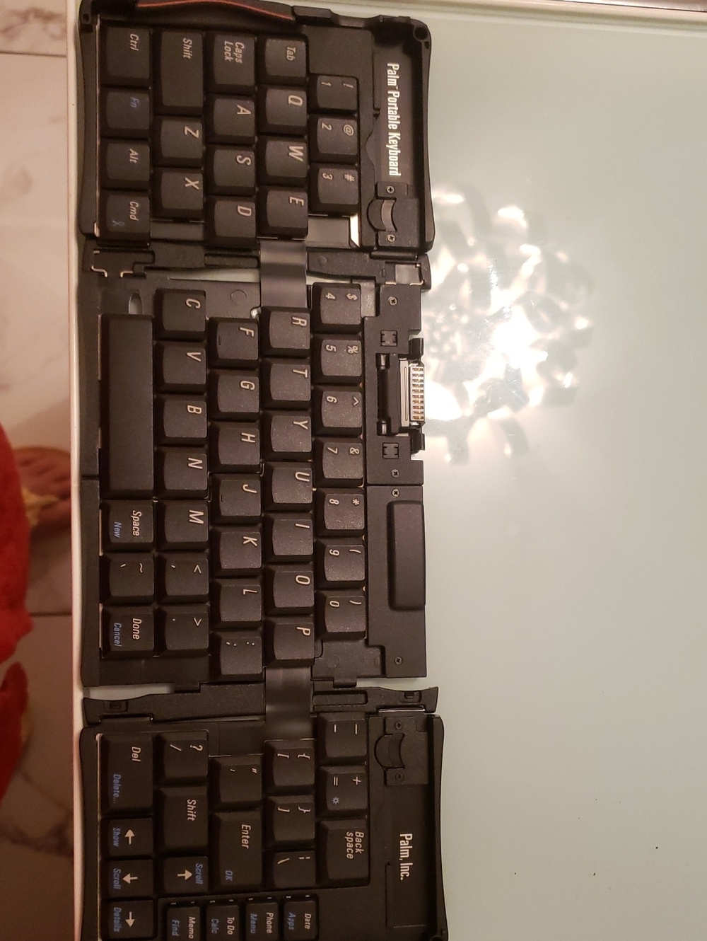 Black Foldable Bluetooth Portable Keyboard